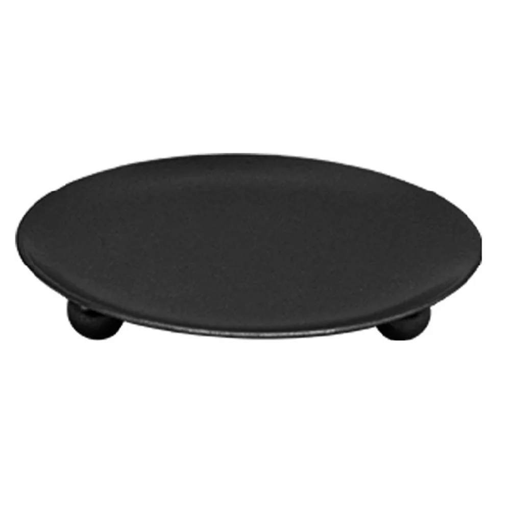 

Черный металлический подсвечник