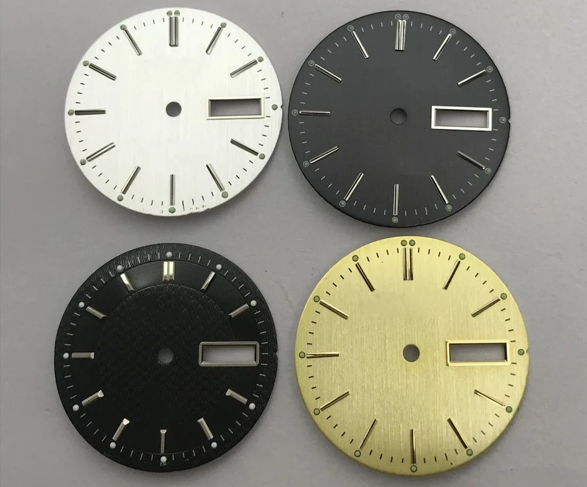 

28.5mm Watch Accessories Literal Dial Surface Dual Calendar Datejust Old Retro Style Suitable for 8200 Movement