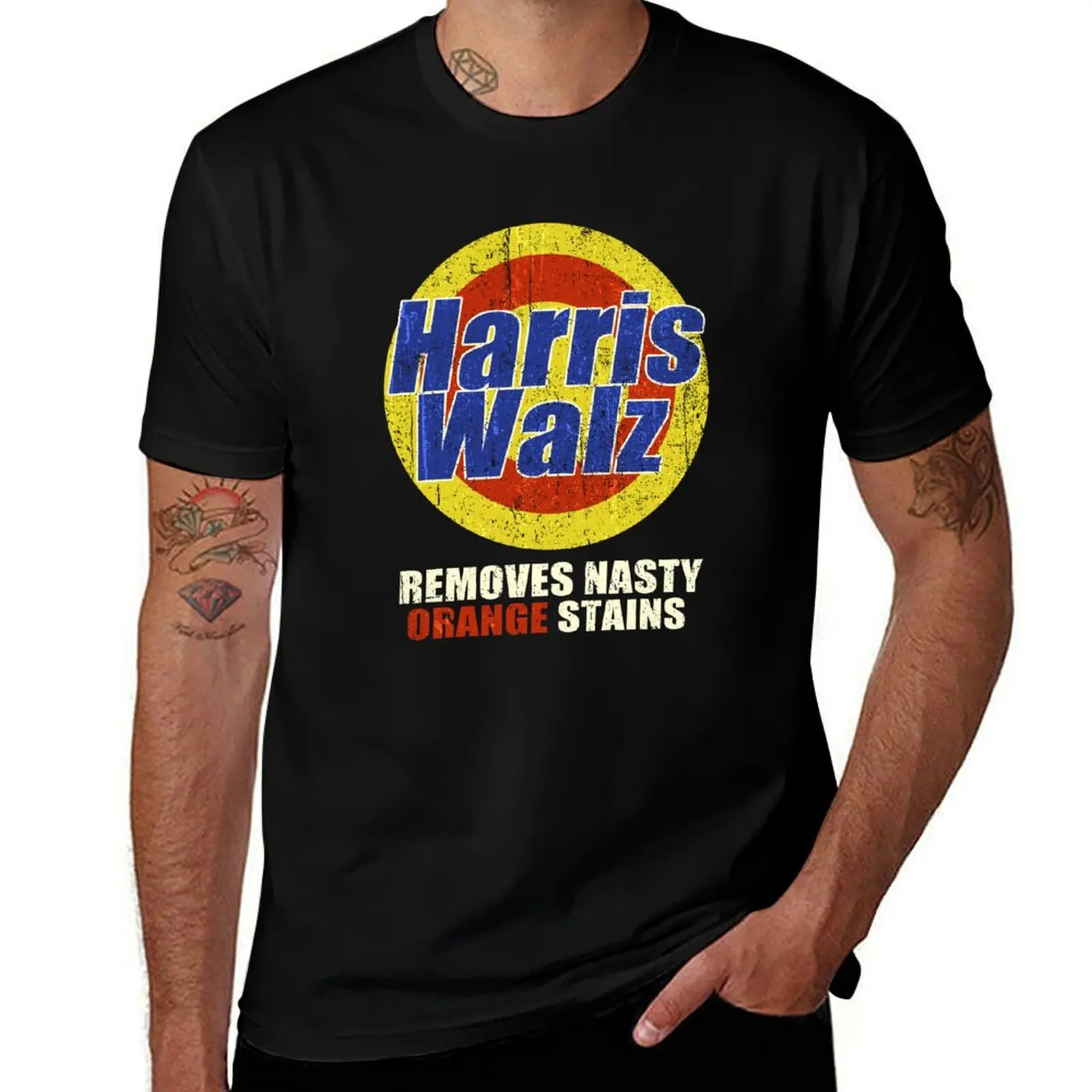 Фото Футболка Harris Walz Removes Nasty Orange Stains T-Shirt на День благодарения №1