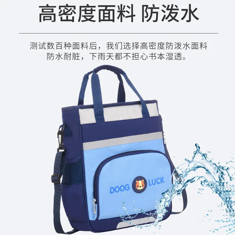 New Schoolbag Children's Tutoring Bag Oblique Straddle Handheld Shoulder Art Training and Tutoring Class Wholesale of Student