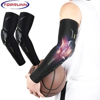 1pair sports padded elbow sleeves compression arm protective support for basketball volleyball baseball protective gear