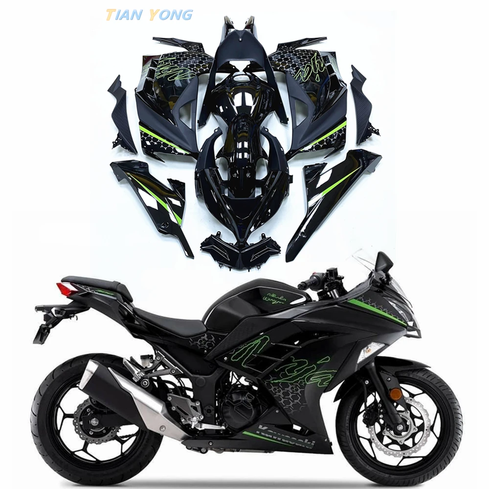 

For Ninja300 2013-2017 Fit Ninja 300 13-17 Cowling EX300 High Quality Full Fairing Kits Injection Molding Bodywork Accessories