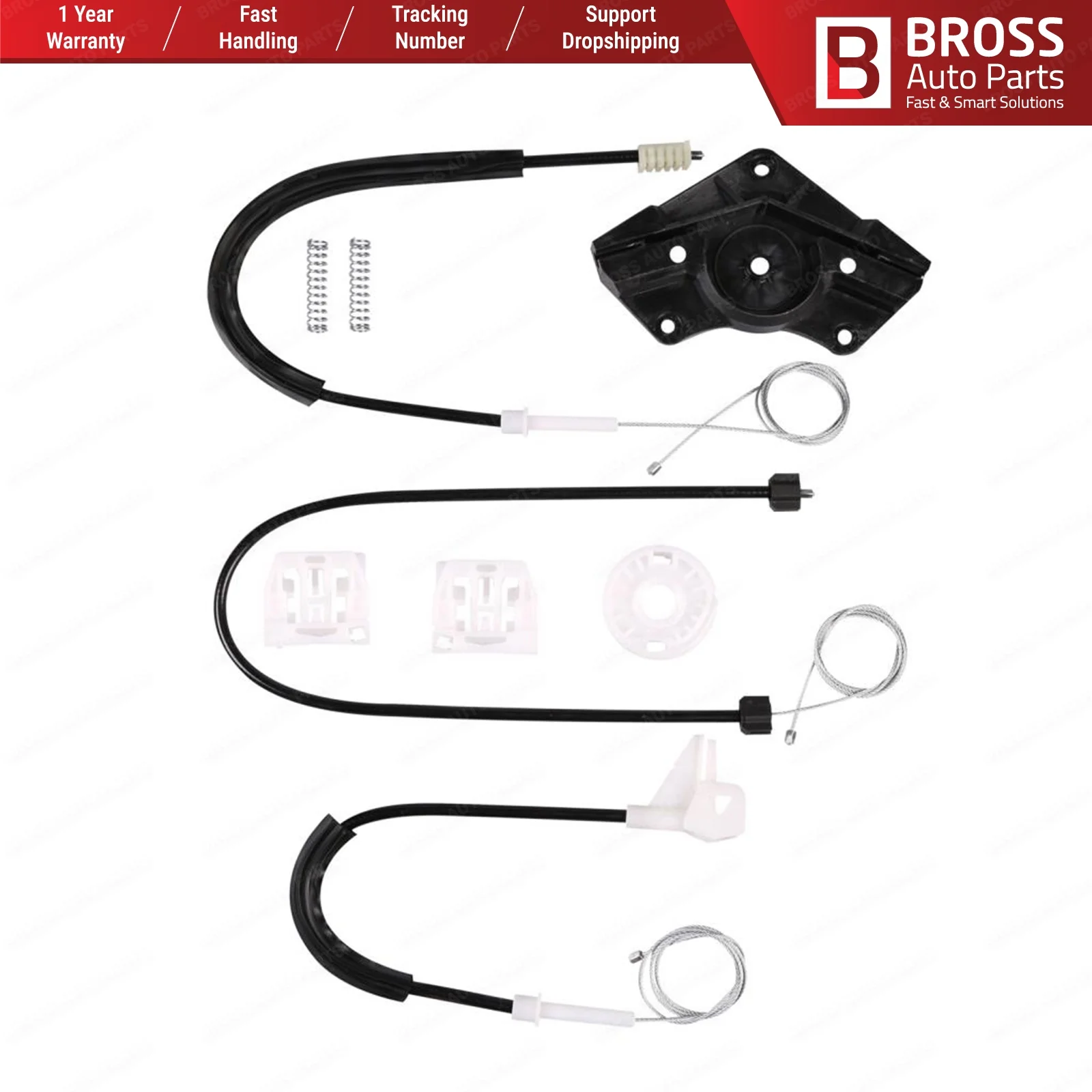 

BWR544FBA Window комплект регулятора Wheel House Front Left 1 U0837461 для Skoda Octavia 1U Facelift, быстрая обработка, доставка из Великобритании