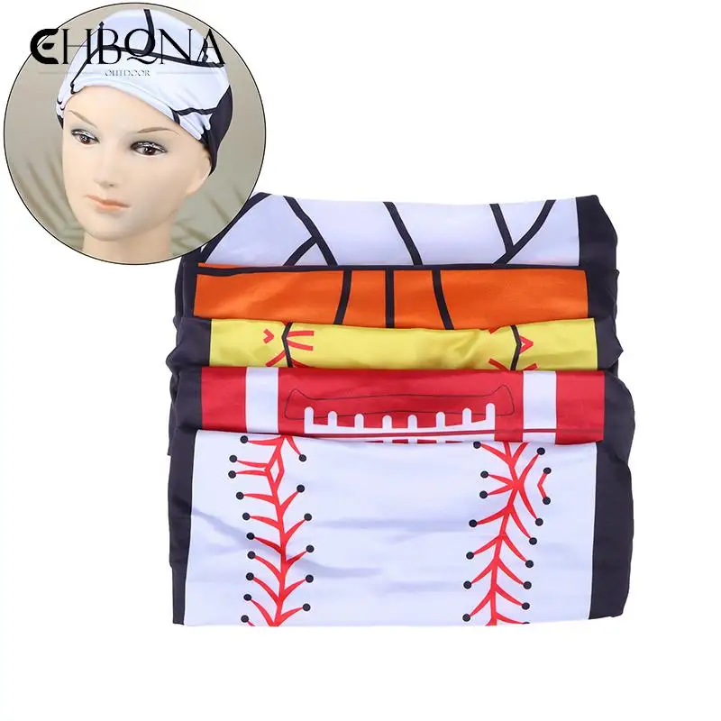 

1pcs Women Headbands Football, Basketball, Volleyball, Softball Patterns - Anti-Slip Sweat-Absorbing Sporty Style