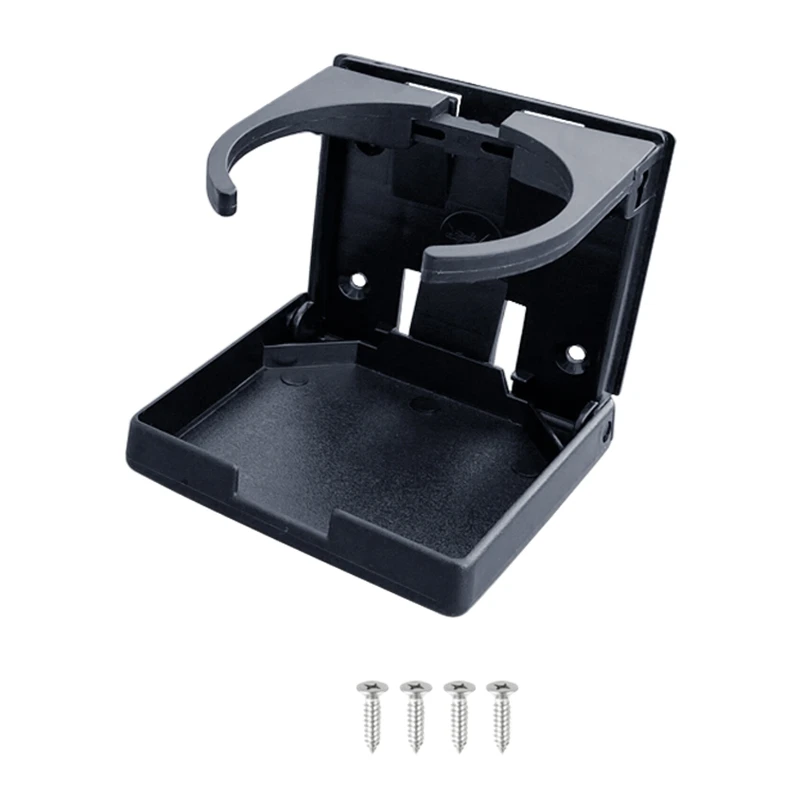

ABS Plastic Adjustable Folding Cup Drink Can Bottle Holder Stand Mount For Car Auto Boat Truck RV Van Fishing Box