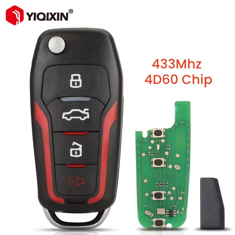 

Модифицированный дистанционный ключ 315/433 МГц для Ford F150 F550 Escape Focus Fusion Mondeo Transit Fiesta Galaxy Mustang Explorer C-Max S-Max