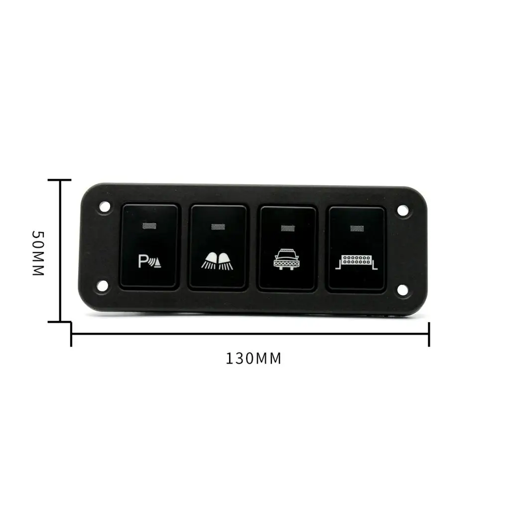 

Car Headlight Parking Light Switch with White Light Panel for