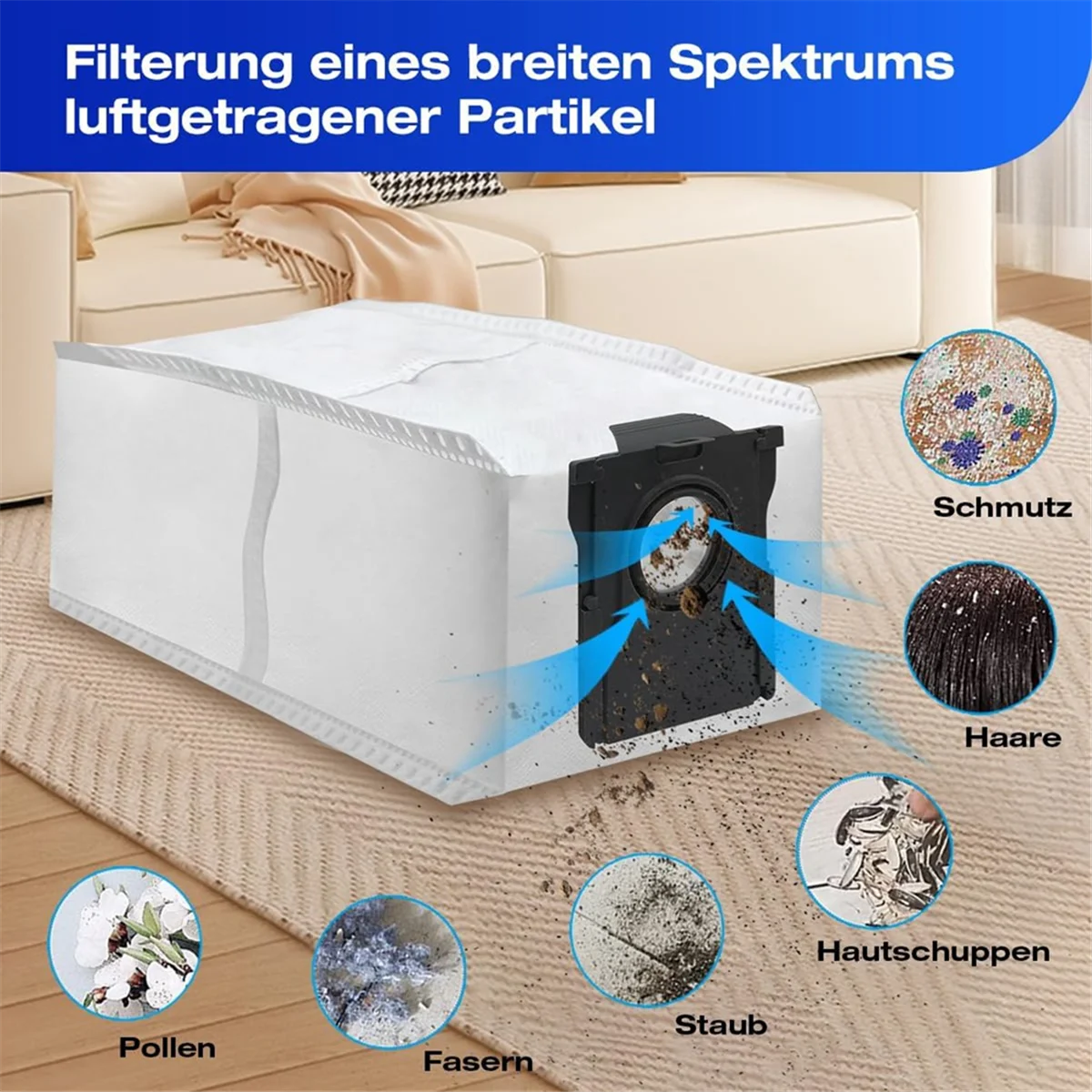 Для робота-пылесоса Dreame X40 Ultra основная боковая щетка фильтры НЕРА Швабра