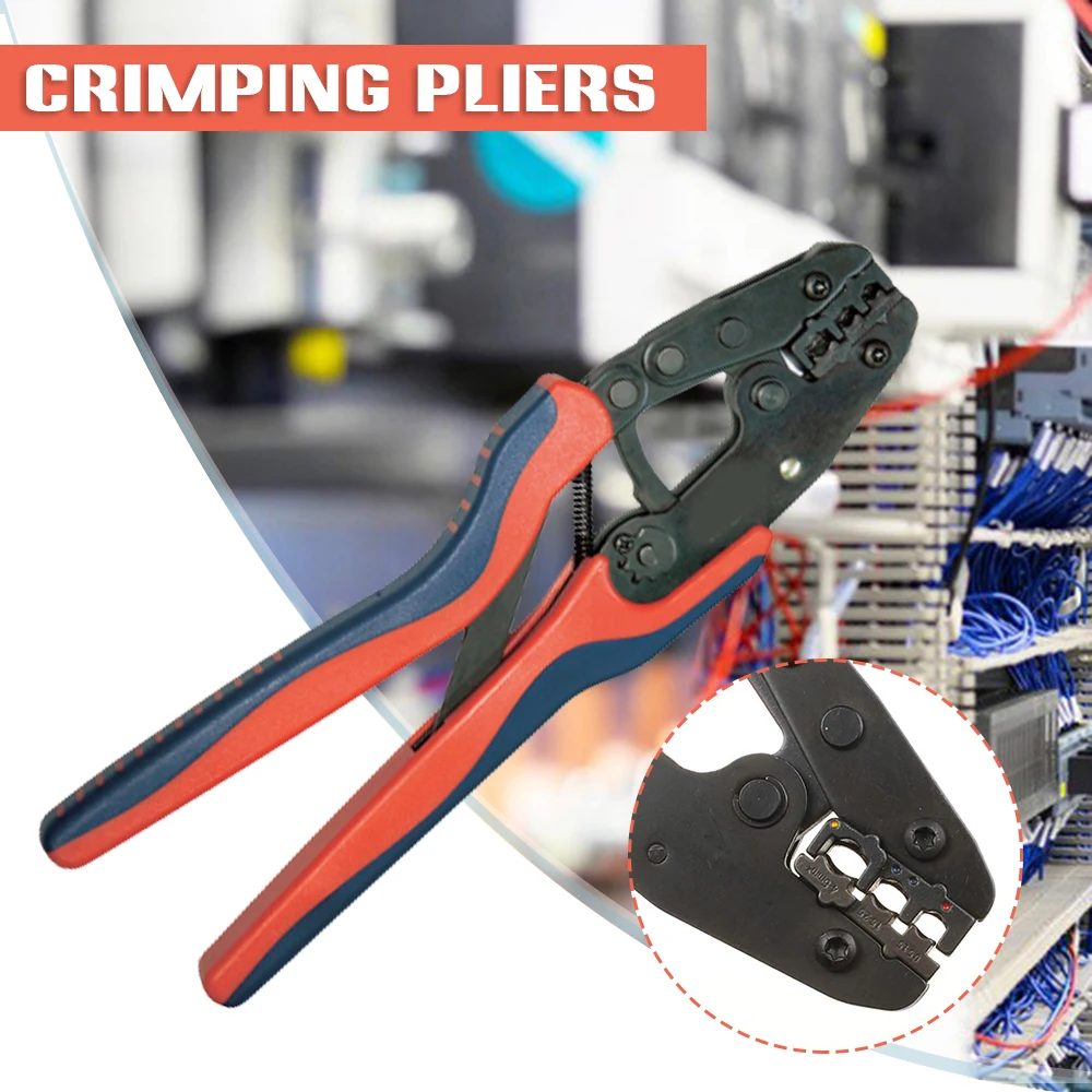 

Crimping Pliers for Wire End Ferrules Manual Ratchet Crimping Pliers Power Tool Professtional Wire End Sleeve Pliers DCS