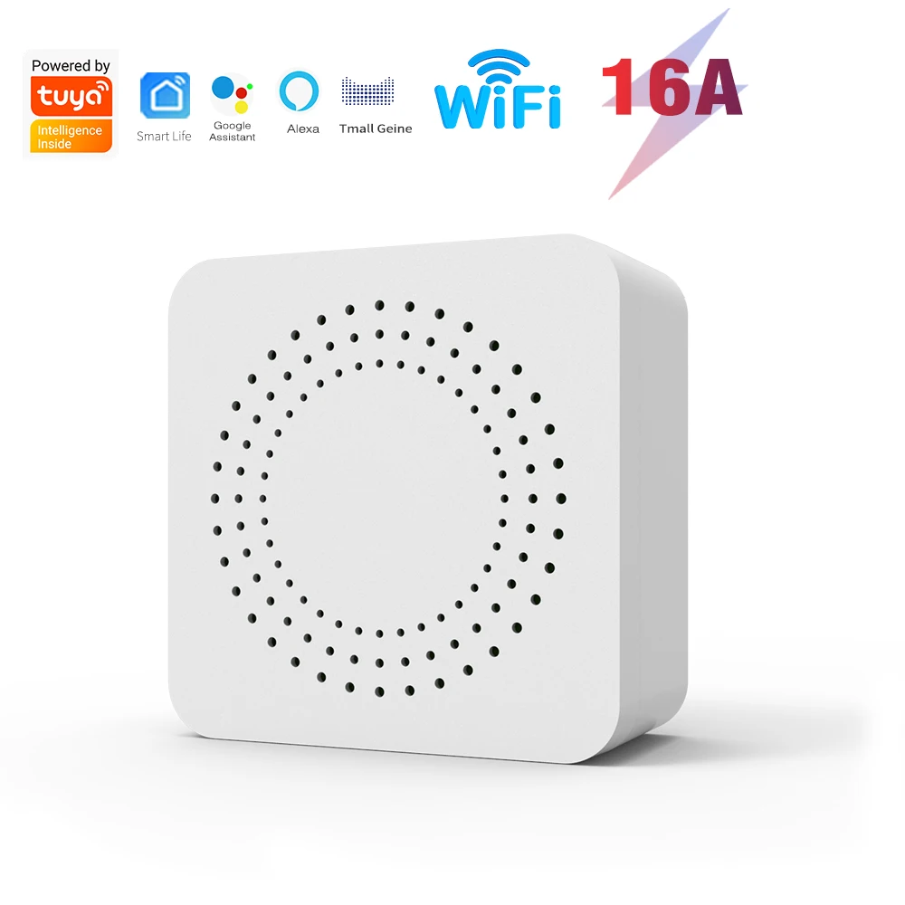 Умный выключатель WGHINE Tuya с Wi-Fi, 16 А