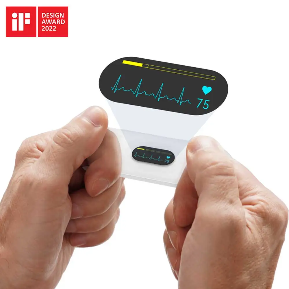 Bluetooth ЭКГ с зарядным экраном Holter OLED EKG монитор здоровья сердца ручной мини-монитор