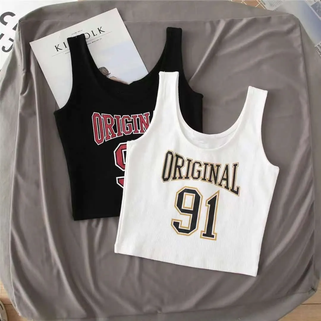 Хлопковая футболка для девочек недорогая летняя безрукавка повседневный