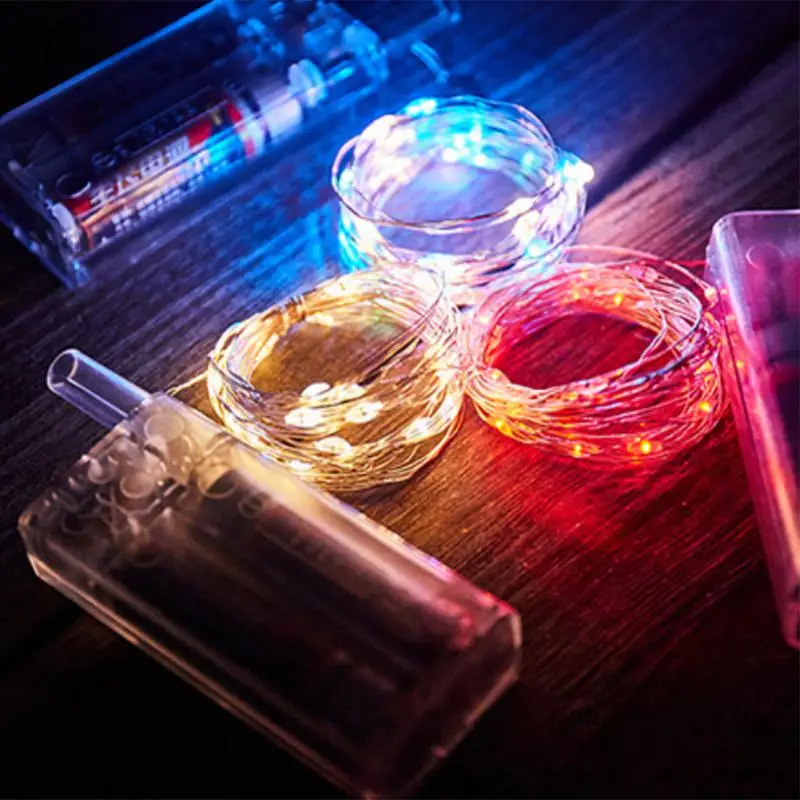 

Copper Wire String Lights Low Voltage Light String Batteries Powered Christmas 30LED Outdoor Waterproof Multi-color Lighting