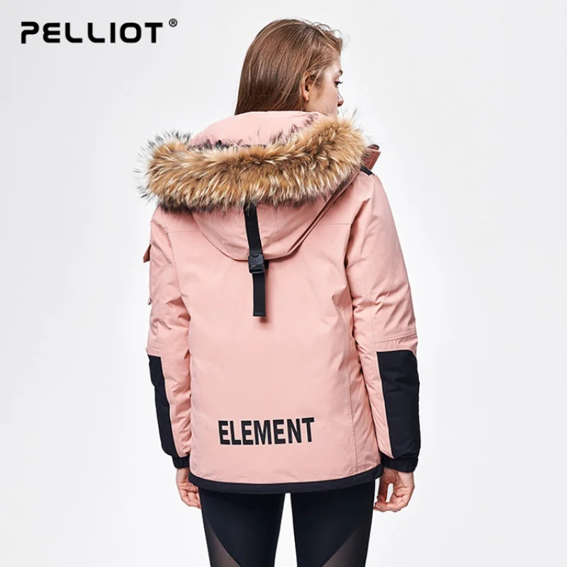 Outdoor White Goose Down Jackets High Quality Winter Thick Women's Waterproof down coats Short  for Women Adults Solid Autumn enlarge