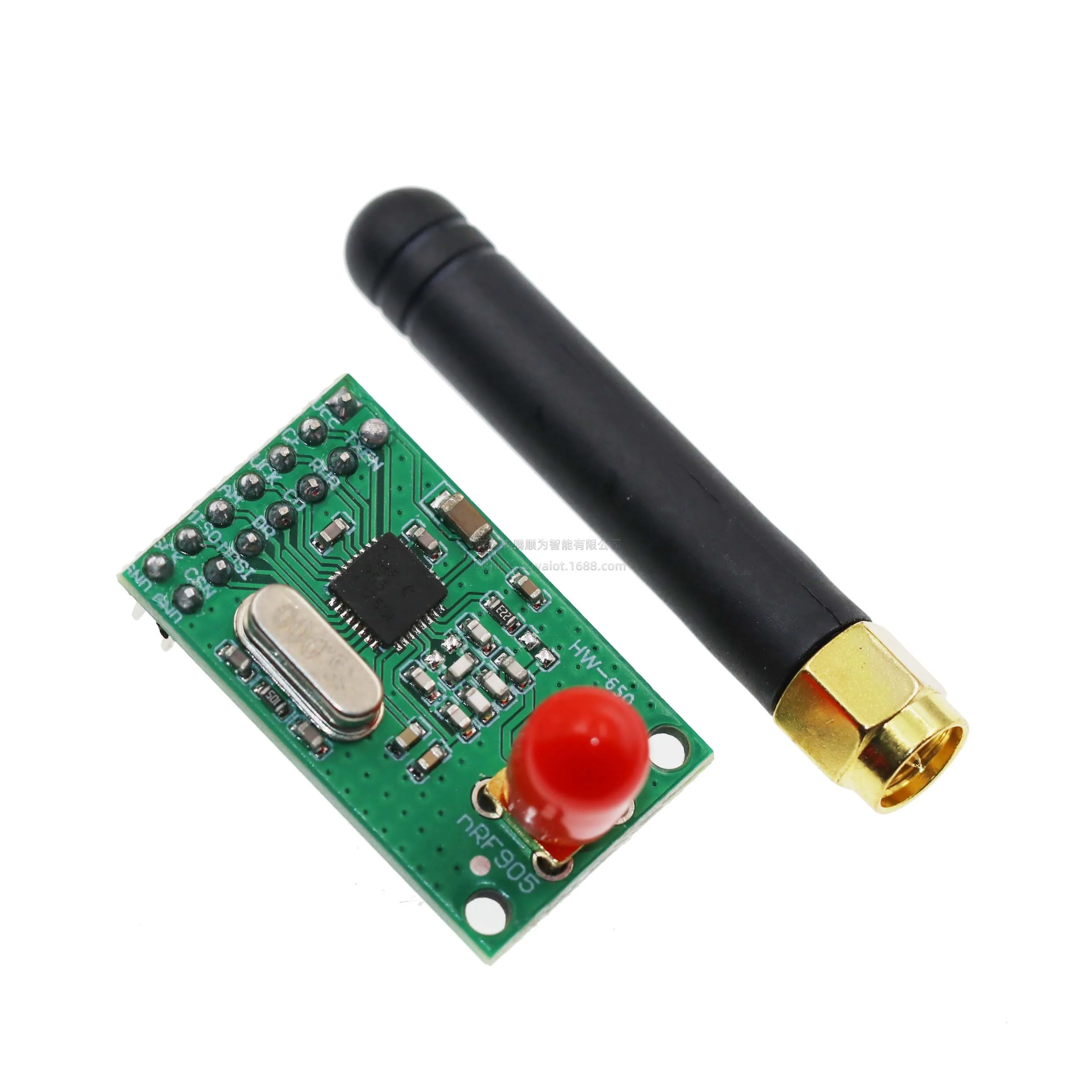 NRF905 Wireless Transceiver Module Wireless Transmitter Receiver Board NF905SE With Antenna FSK GMSK Low Power 433 868 915 MHz images - 6