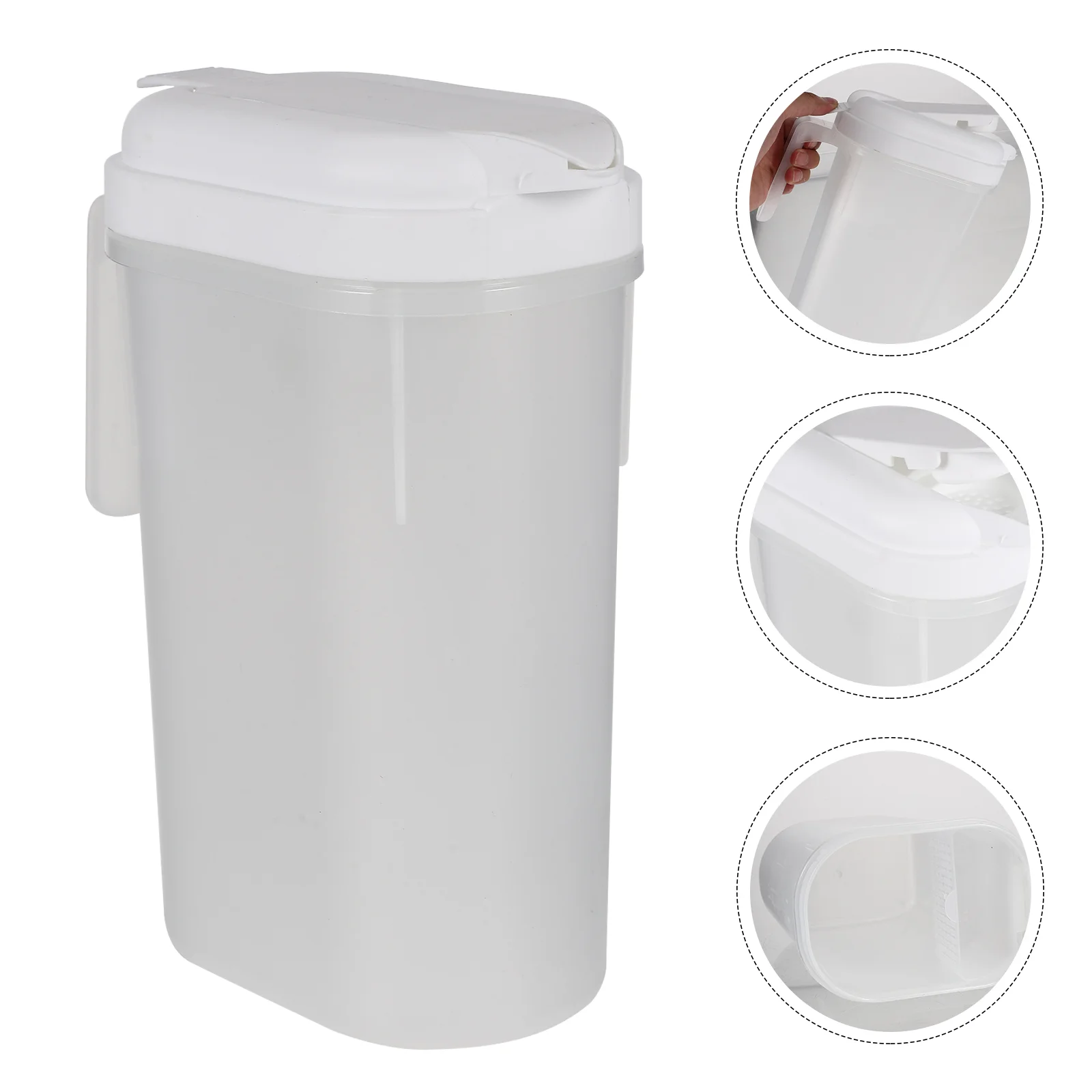 

Pitcher Waterbeverage Jug Kettle Tea Cold Jarras Aguas Paraiced Container Pitchers Dispenser Fridge Drink Lidice Servinglemonade