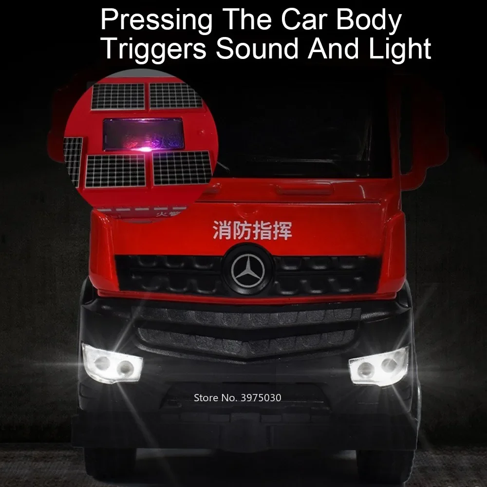 Масштаб 1/24 Nomadism Fire Engine модель автомобиля скорой помощи игрушка из сплава литой
