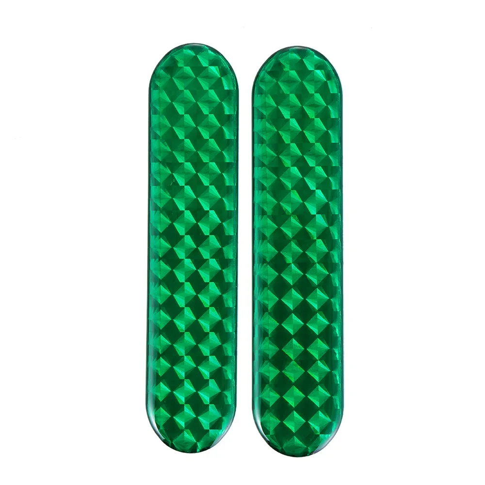 

2 шт. знак ночник сигнализация автомобильные светоотражающие полосы дверной бампер передняя и задняя наклейка знак безопасности предупреждающая лента для предотвращения столкновений