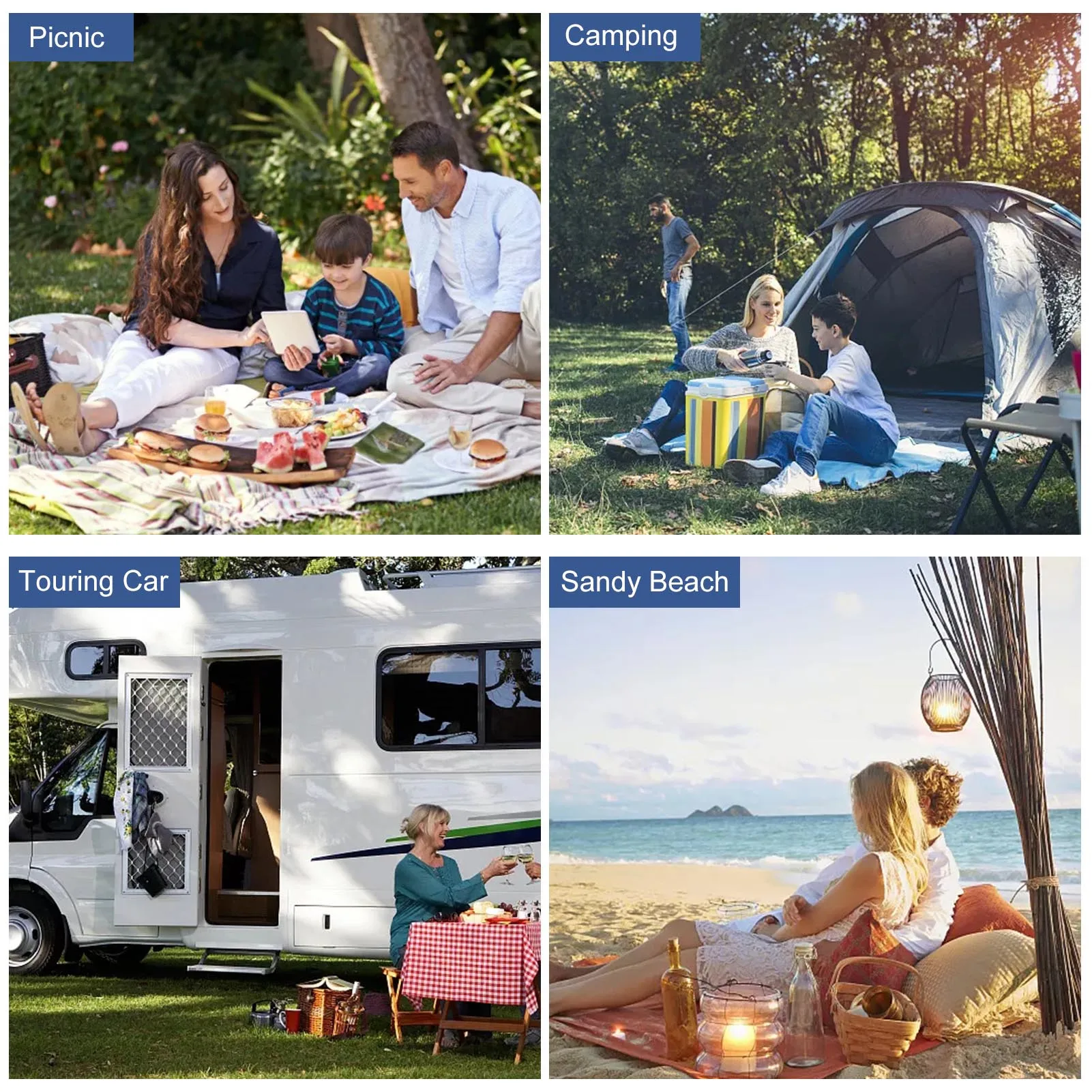 

Двойной спальный коврик для кемпинга с подушкой, спальный коврик с подушкой, водонепроницаемый матрас с ножным насосом, кровать для автомоб...