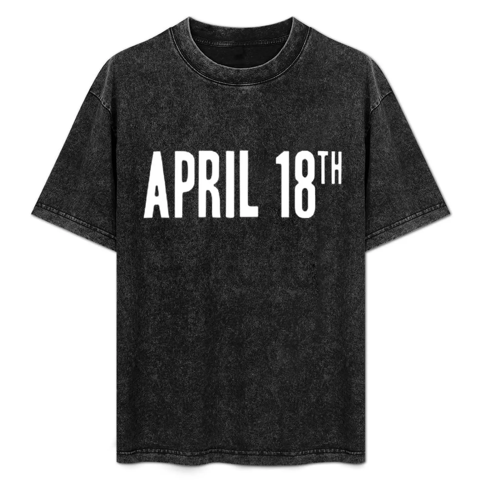 Мужская футболка с принтом Джима джефферс 18-е апреля