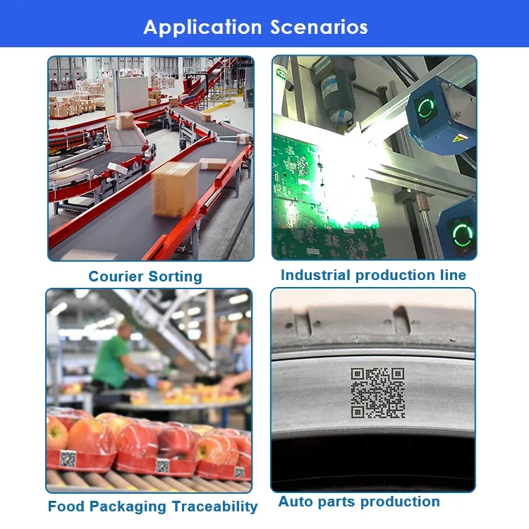 Индивидуальный 2D-сканер штрих-кода RS232 на большие расстояния Modbus Промышленный