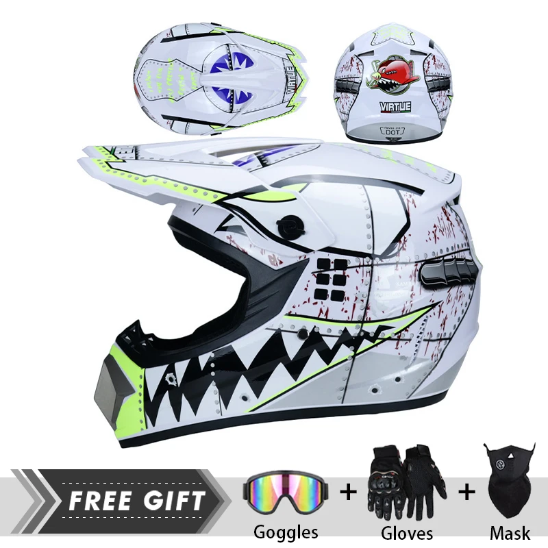 

Мотоциклетные шлемы в винтажном стиле, удобная вентиляция, легкий шлем для езды по бездорожью для мужчин и женщин, мотошлем, одобрен в горошек