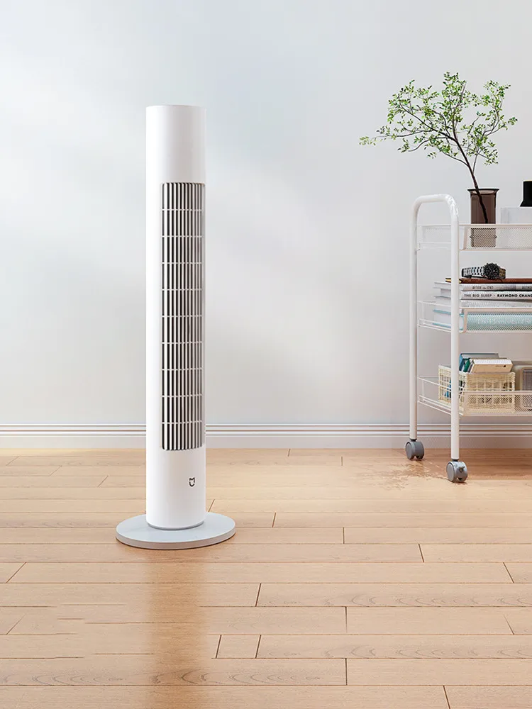 

Xiaomi DC Frequency Conversion Tower Fan Electric Fan Household Wind Shaking Head Timing Dormitory Vertical Leafless Floor Fan