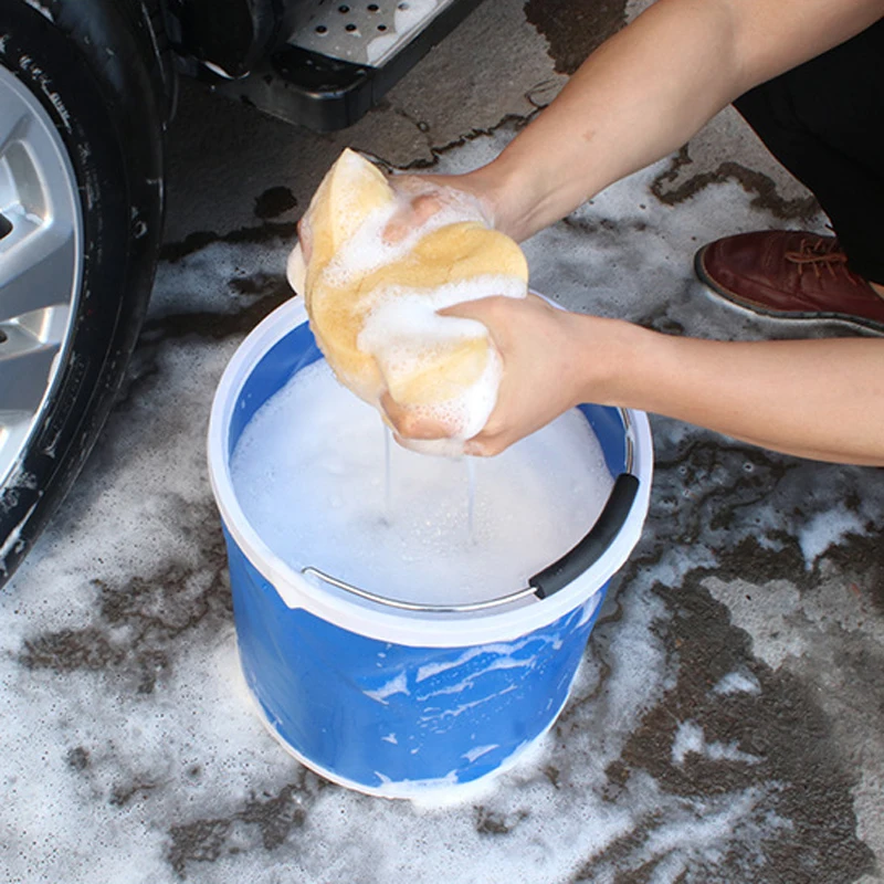 

13L Multifunctional Portable Folding Bucket Outdoor Fishing Car Wash Cleaning Tool for Volkswagen POLO Tiguan Passat Golf EOS