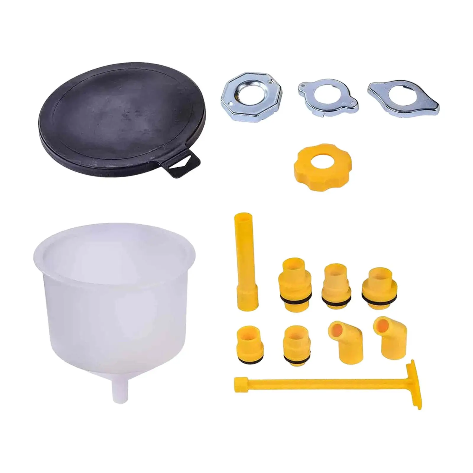 

No Spill Coolant Funnel Kit 15 Pieces Professional Cooling System Fill Set