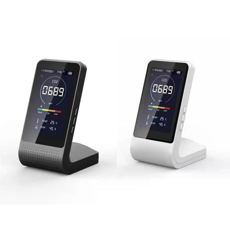 

CO2 Meter Digital Temperature Humidity Sensor Portable Air Quality Monitor Carbon dioxide Detector Gas Air Analyzer