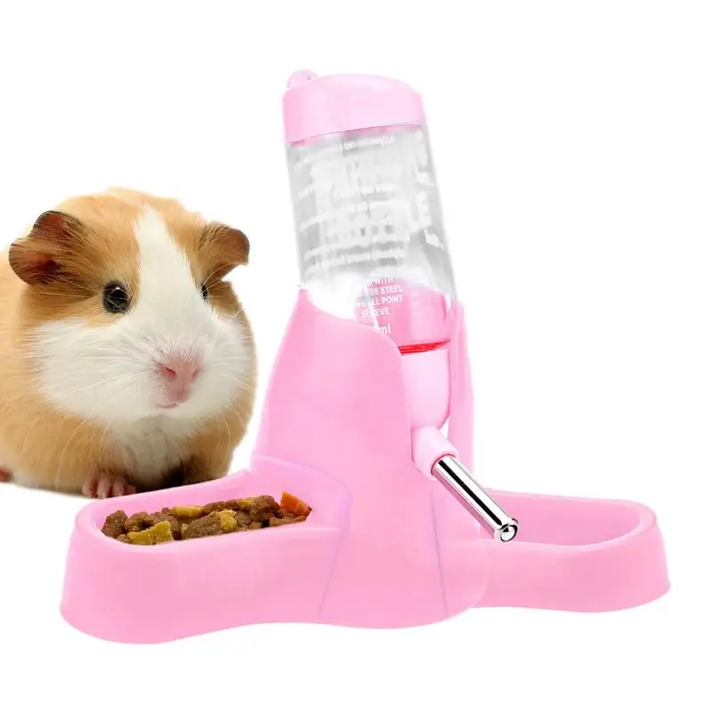 

Hamster Food And Water Bowl Automatic No Drip Small Animal Bottle For Food And Water 80ml Hamster Water Bottle Water Feeder For