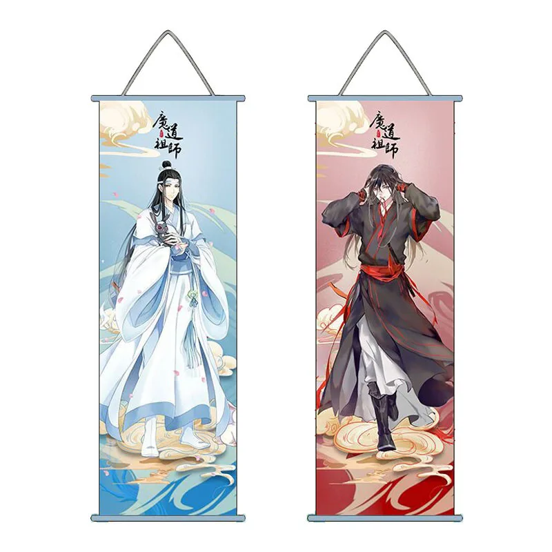 

Cosplay Wall Poster Anime Mo Dao Zu Shi Scroll Hanging Painting Home Wall Print Modern Art Home Decoration