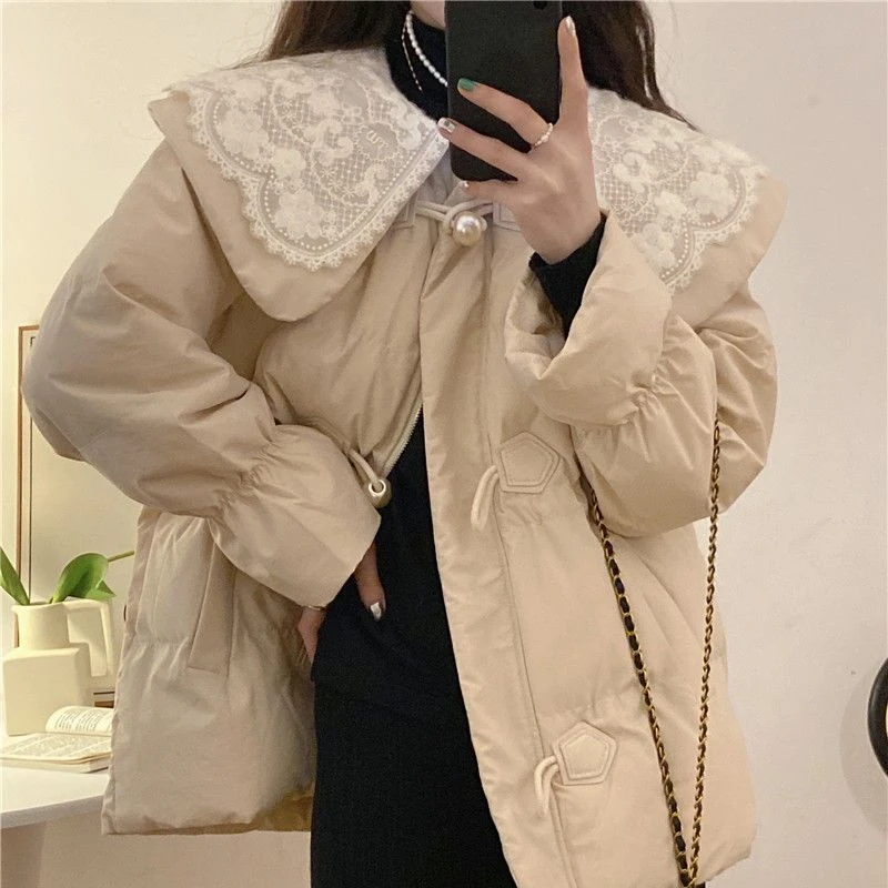 

Female Down Jacket Padding Very Warm Demi-season Outer New In Super Hot Winter Puffer Trend Coat for Women 2023 Promotion