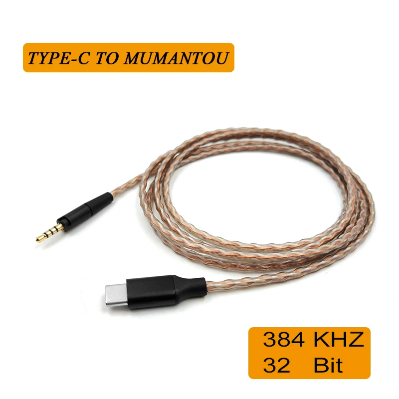 

For Sennheiser mumantou HD4.30 HD4.50 HD458BT Type-c to 2.5mm High fidelity upgrade cable Hi-fi DAC chip