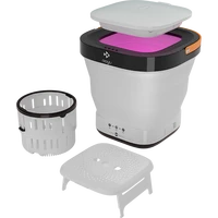 mini ultrasonic washing machine portable removes dirt washer clothing cleaning uv sterilization disinfection washing machine