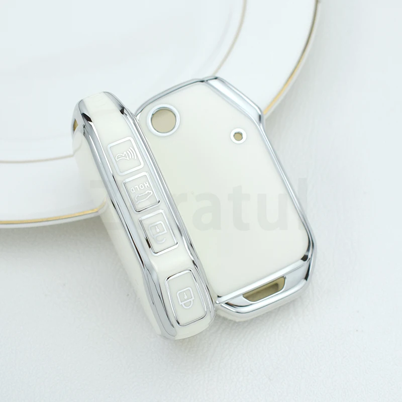 

Автомобильный складной чехол-брелок из ТПУ с 4 кнопками для KIA Sportage R GT Stinger GT Sorento Ceed CD Cerato Forte 2018 2019