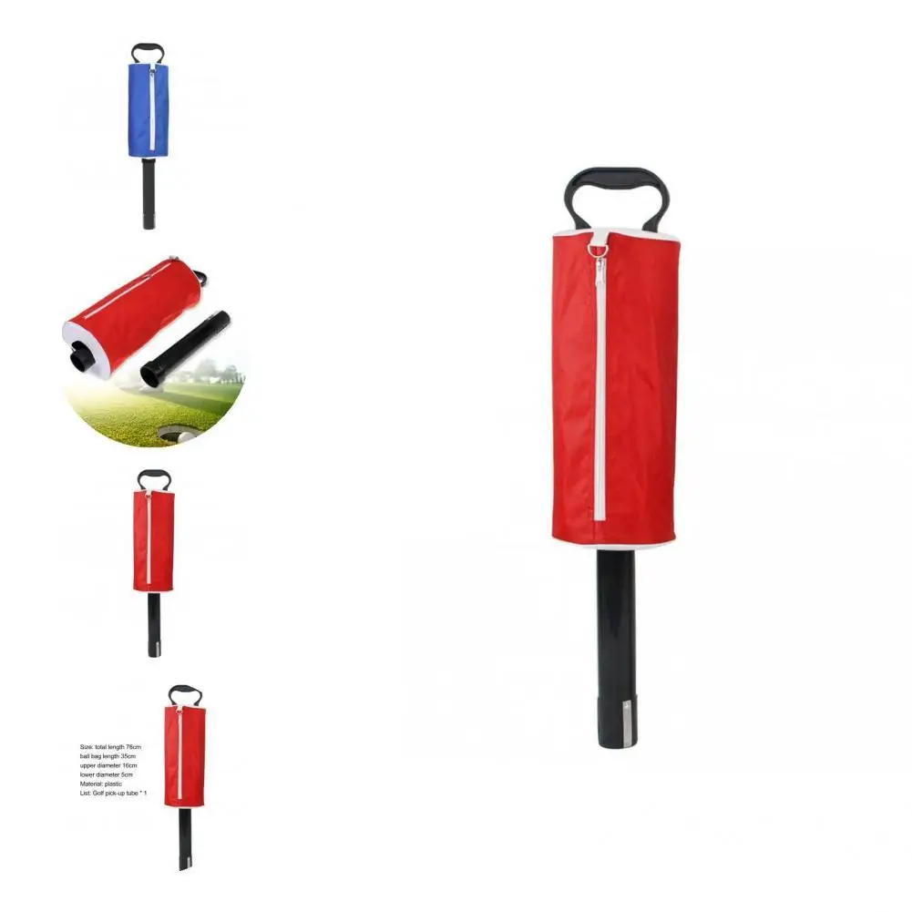 

Red/Blue Helpful Practical Reliable Golf Ball Retriever Reusable Golf Pick Up Bag Sturdy for Exerciser