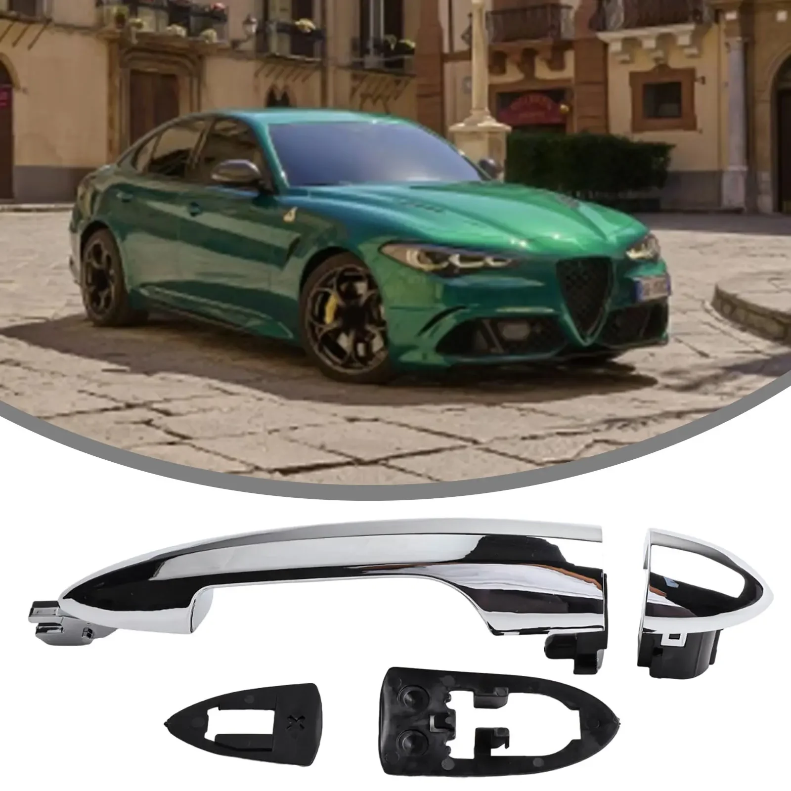 Наружная дверная ручка с/без отверстия для AlfaRomeo Mito 2008-18 Giulietta 2010-20 Lancia Ypsilon MK3 2011-20