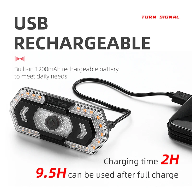 WEST BIKING беспроводной пульт дистанционного управления задний фонарь мигающий