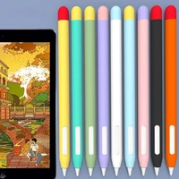 stylus pen silicone cover for apple pencil 2 touchscreen pen non slip anti fall case for ipad apple pencil second generation