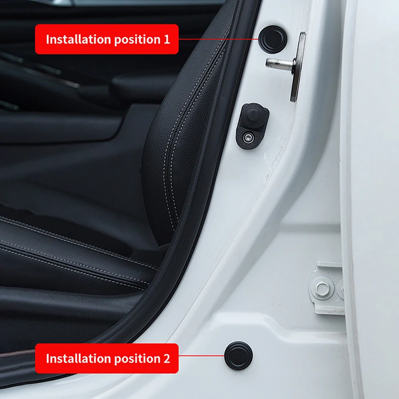 

20 шт. Противоударная Силиконовая накладка на дверь автомобиля, амортизирующая прокладка на багажник, звукоизоляционная накладка, противоударные утолщенные наклейки