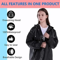 man raincoat portable woman waterproof poncho jackets adult rain coat freesize for man cover long rainwater layers rainwear suit