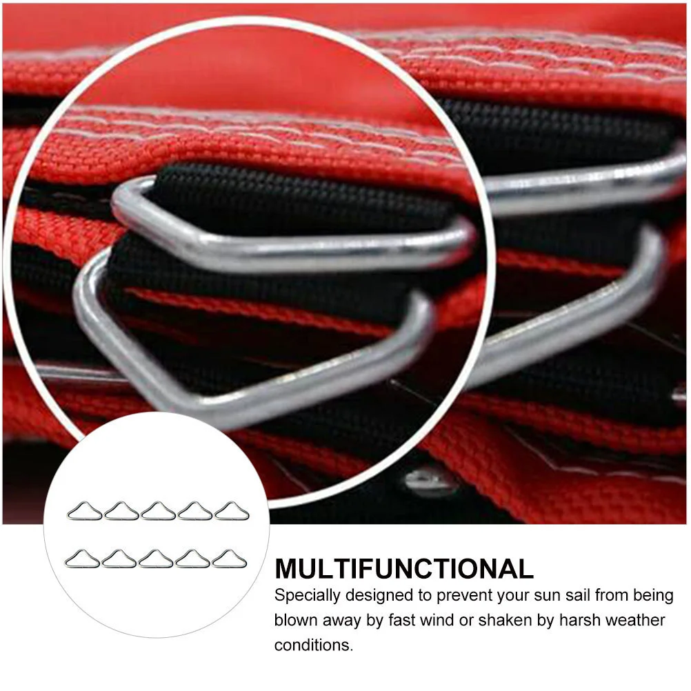 40 шт. специальное кольцо для батута треугольные кольца пряжки сетчатая ткань