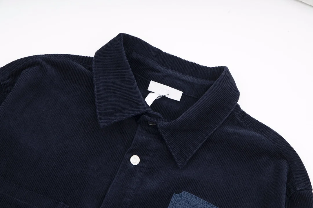 DIOR Женские рубашки Модный свитшот с длинным рукавом хлопковый джемпер