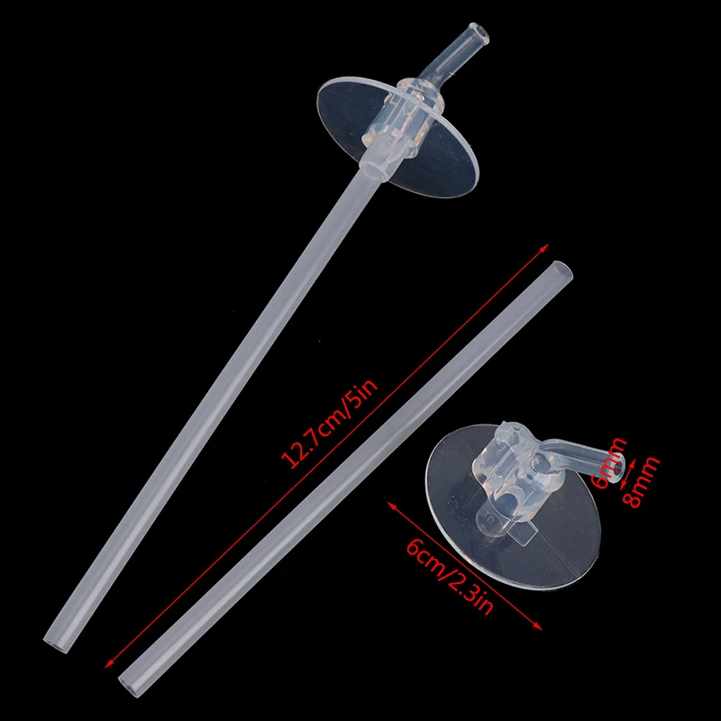 

2Pcs Silicone Replacement Straws for Thermos 12 Ounce Funtainer Bottle F401 Bottle Straw Stem Set Drinking Straw Set