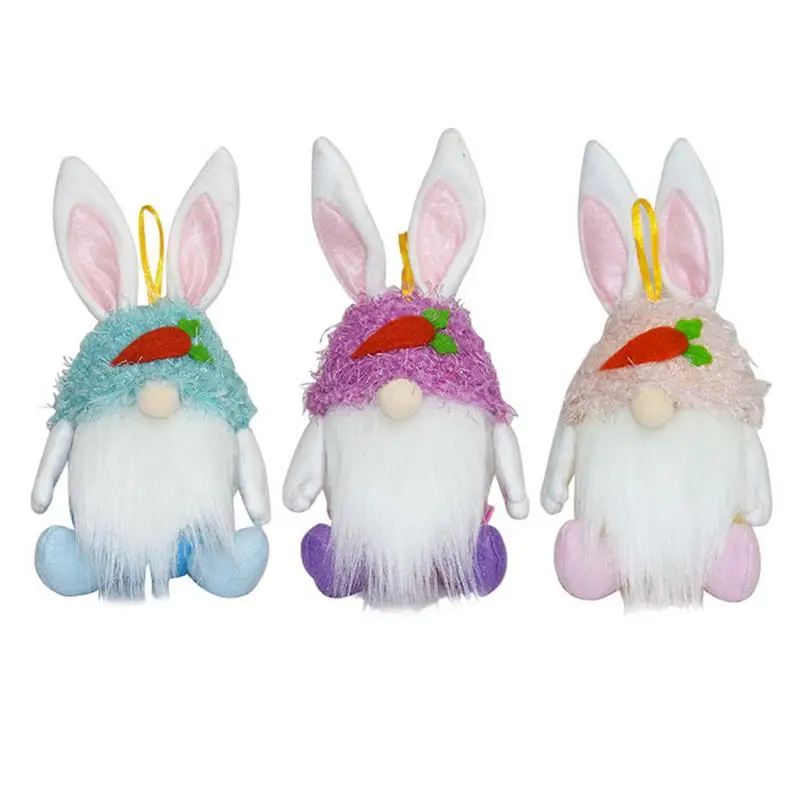 

Easter Faceless Doll Candy Jars Spring Gnomes Rabbit Plush Dolls Home Decorations Bunny Elf Dwarf Home Household Ornaments For