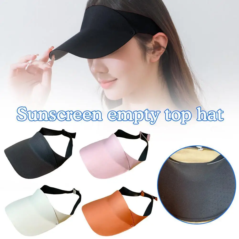 

Summer Breathable Sun Hats Women Men Sports Adjustable Cotton Baseball Cap UV Protection Top Empty Beach Running Sunscreen Cap