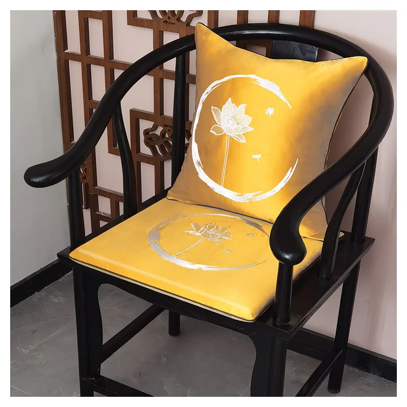 Новинка 2022 традиционная деревянная подушка для кресла в китайском стиле высокая