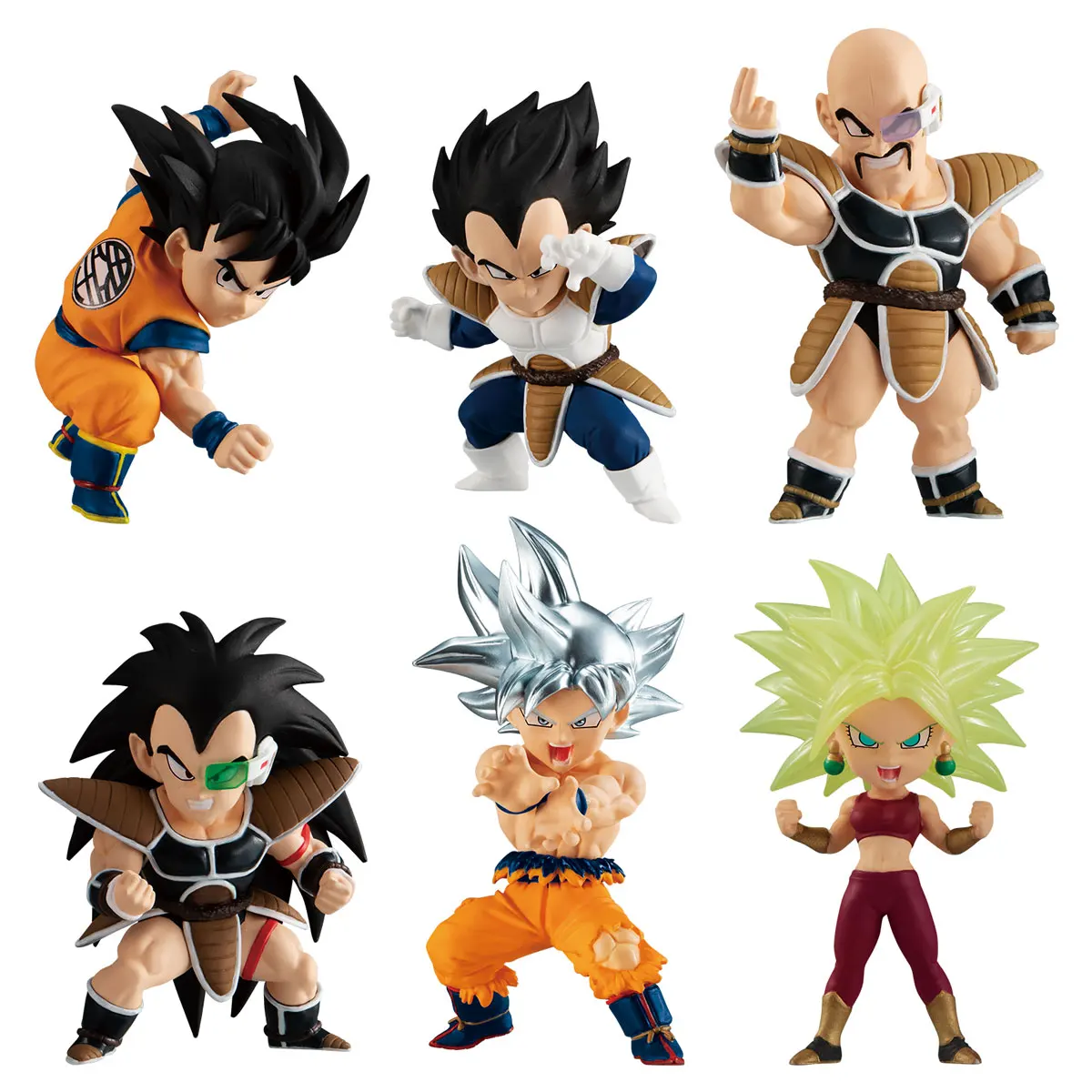 

Bandai Dragon Ball Super Adverge Motion 5 Goku Raditz Vegeta Kefla Nappa Doll Gifts Toy Model Anime Figures Collect Ornaments