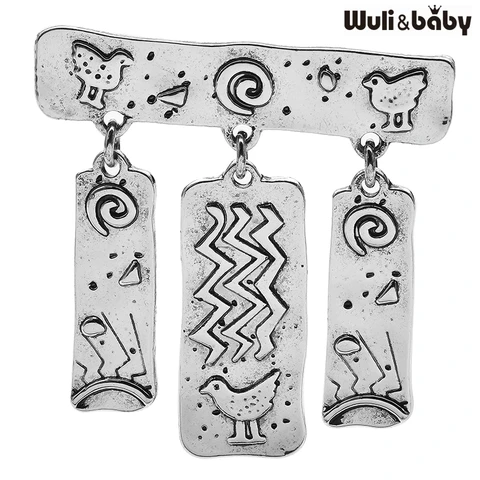 Wuli&baby винтажные броши Oracle